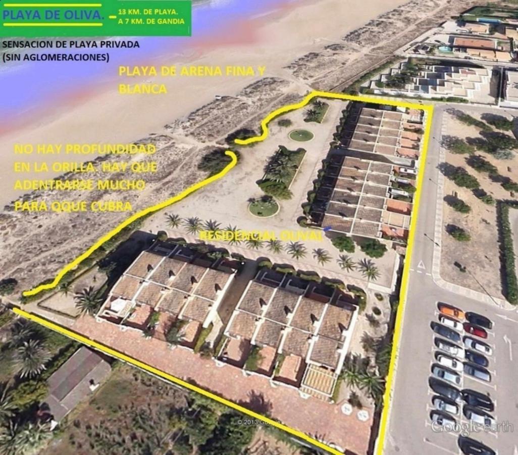 Residencial Olivalacceso Privado Playa Por Jardin Exterior foto